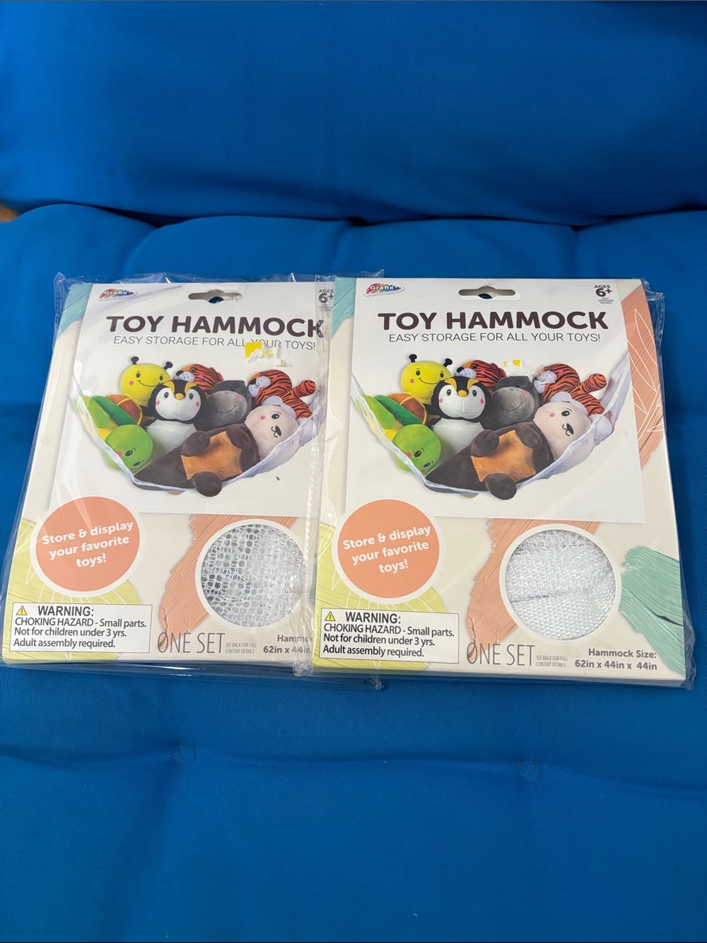 Toy Hammock Easy Storage For All Your Toys Two In Stock NWOTS Never Been Opened